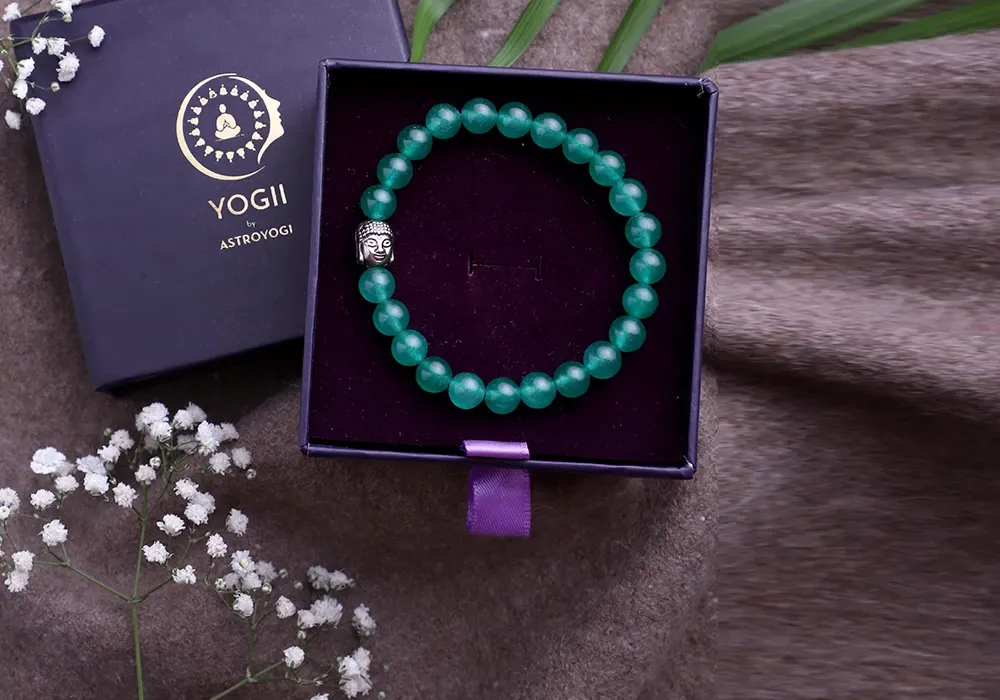 Green Jade Buddha Charm Bracelet Green Jade Buddha Charm Bracelet